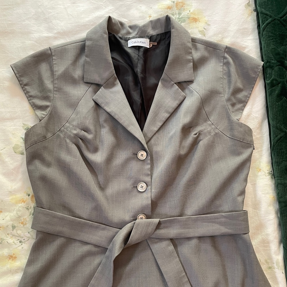 Calvin Klein retro shirt dress.